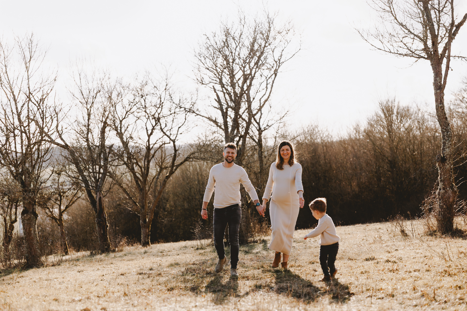 Babybauchshooting & Familienshooting in der Natur